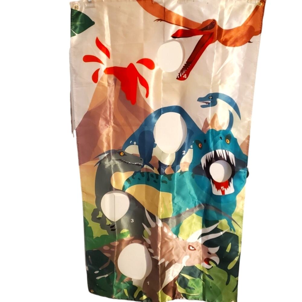 Kids dinosaur party prop String up between two poles and have fun